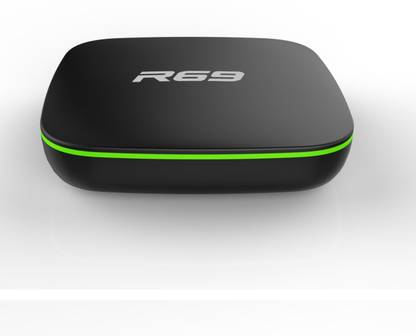 R69 Smart Android 7.1 TV Box 1GB RAM 8GB ROM, Allwinner H3, 2.4G Wifi, Support 3D movie, Netflix, Amazon Prime, JIO TV, HotStar, Thop TV PlayStore Smart TV Box Media Streaming Device