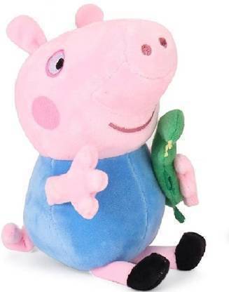 SweetFamily Cute stuffed soft plush toy peppa pig soft toy for your kids boy / girl Cute Pig Plush Soft Toy – Blue - 7.8 mm (Blue) - 7.8 mm (Blue) - 7.8 mm