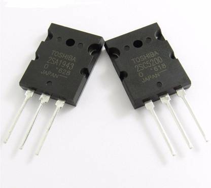 KEKROWN Toshiba Pair of 2SC 5200 + 2SA 1943 15A 300V Amplifier Power Transistor PNP Transistor