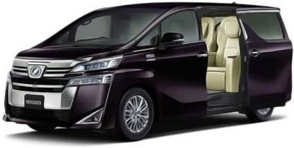 SPEEDYZONE 1:24 Scale Die Cast Toyota Vellfire Pull Back Sedan with Blinking Lights