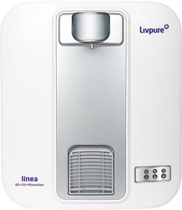 LIVPURE Linea 5 L RO + UV + Mineraliser Water Purifier