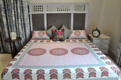 DESIGN CODE 260 TC Cotton Double Printed Flat Bedsheet