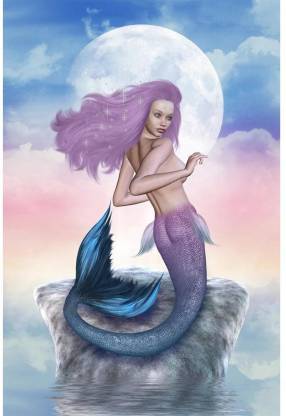 Mermaid Premium Poster Paper Print