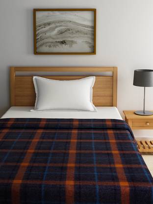 Raymond Home Abstract Single Woollen Blanket for  Heavy Winter