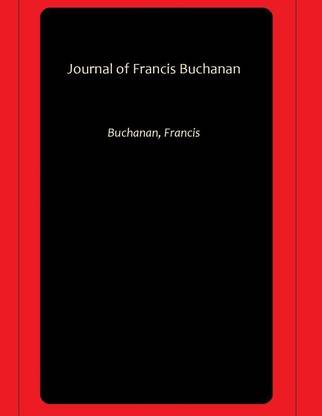 Journal of Francis Buchanan