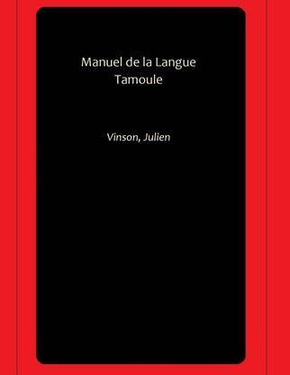 Manuel de la Langue Tamoule