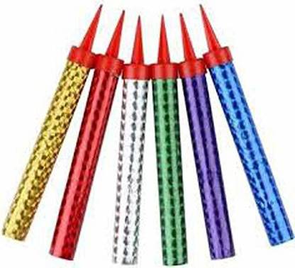 Primart Retail Birthday Sparkle Stick Candle/ Cake Topper (FREE SET OF 10 MAGIC CANDLE) (SPARKLE SET OF 6) Candle