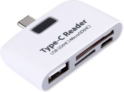 MaXim Type C Card Reader OTG HUB Adapter with SD(HC),TF Card Micro USB,USB Reader Card Reader
