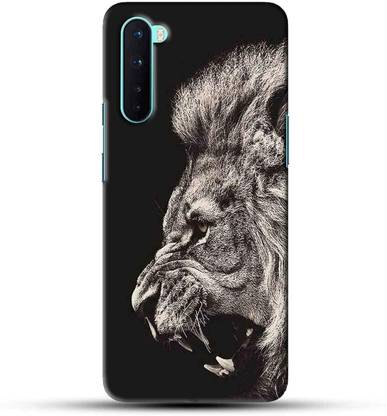 NDCOM Back Cover for OnePlus Nord Lion Roar Printed