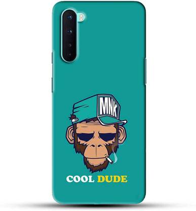 NDCOM Back Cover for OnePlus Nord Monkey Cool Dude Printed