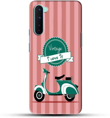 NDCOM Back Cover for OnePlus Nord Vintage Scooter Printed