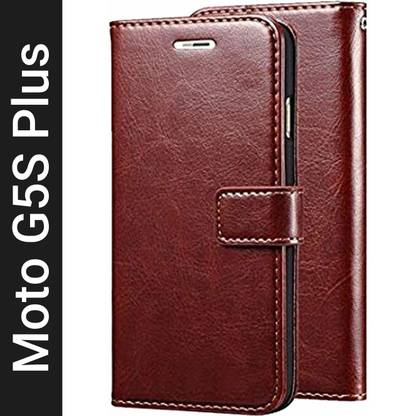 TINGTONG Flip Cover for Motorola Moto G5s Plus