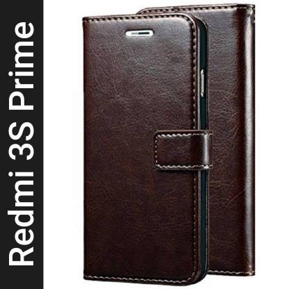 Krofty Flip Cover for Mi Redmi 3S Prime