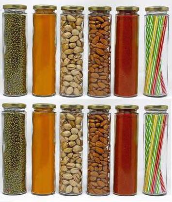 SATYAM Glass Tea Coffee & Sugar Container  - 500 ml