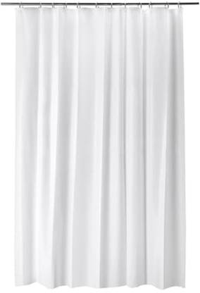 IKEA 200 cm (7 ft) PVC Shower Curtain Single Curtain