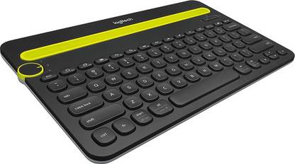 Logitech K480 Bluetooth Handheld Multi-device Keyboard Compatible with Desktop, Laptop, Mac