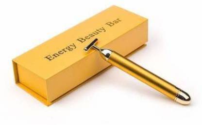 Timeza Golden Pulse Facial Massager T Shape Gold Facial Beauty Massager Energy Beauty Bar 24K Golden Pulse Facial Massager T Shape Gold Facial Beauty Massager Energy Massager (Golden) Golden Beauty Bar T Shape 24k Electric Anti aging Anti Wrinkles Pulse Skin Care Facial Skin Tightening Roller Massager Face lift Firming Electric Vibration with Carry Case Massager (Golden) Massager (goldan) ENERGY BEAUTY BAR Massager