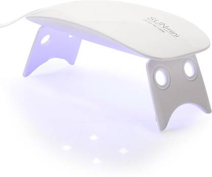 SUNmini UV Nail Polish Dryer Curing Lamp Light Portable for Gel Based Polishes Nail Polish Dryer (UV Power 6 mW) Nail Polish Dryer