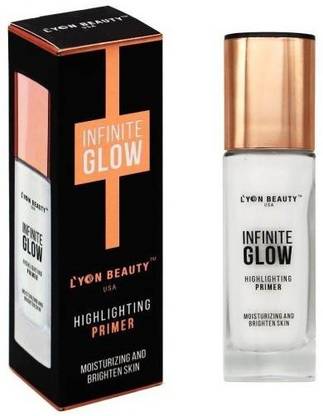 L'YON BEAUTY Real Makeup Base Highlighting Primer, Face Makeup, Shade-03, Golden Tint Primer  - 30 ml