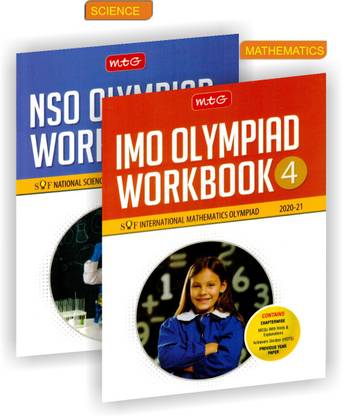 Mtg National Science & International Mathematics Olympiad Work Book -Class 4 Combo Pack (Set Of 2 Books)