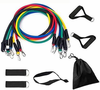 S&P TechoWorld Ultimate Resistance Exercise Band kit Resistance Tube
