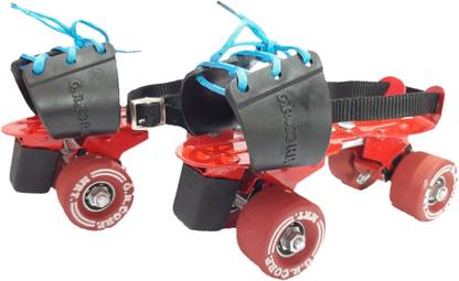 Hphcraft Qoad Roller Skates Suitable Skating for Adjustable Age Group 6 to 14 Years Quad Roller Skates Quad Roller Skates - Size 6-10 UK (Multicolor) Quad Roller Skates - Size 6-10 UK