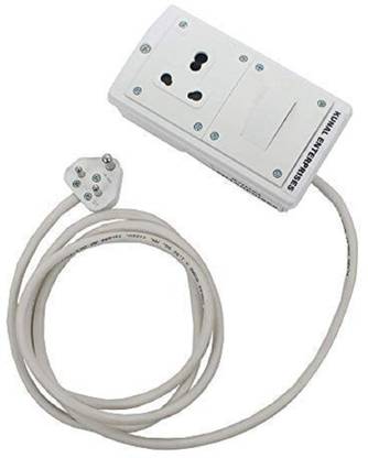 कुश फीट्स Extension Board with Long Wire 5 Meter (1.5 mm) 1 Socket 1 Switch 15/16 Amp 1 सॉकेट सर्ज रक्षक