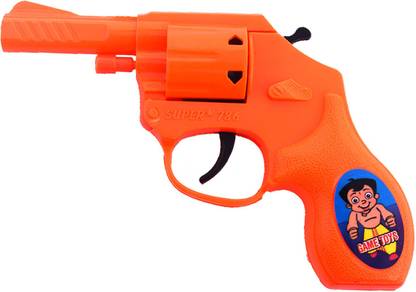 LexTure Presents Super*786 Heavy Roll Cap Diwali Toy Gun for Kids (Orange) Diwali Gun