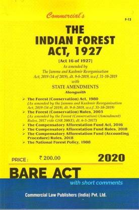 Forest Act, 1927 Alongwith Forest (Conservation) Act, 1980 And Rules, 2003