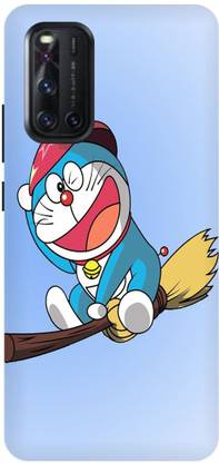 Zaplab Back Cover for Vivo V19/Vivo 1933 Doraemon Cartoons Printed Back Cover