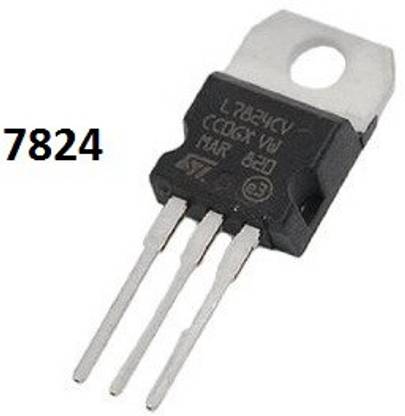 RISARYA 7824 24V 1.5A TO-220 POSITIVE VOLTAGE REGULATOR Electronic Components Electronic Hobby Kit