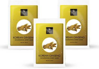GOOD VIBES Nourishing Sheet Mask - Korean Ginseng