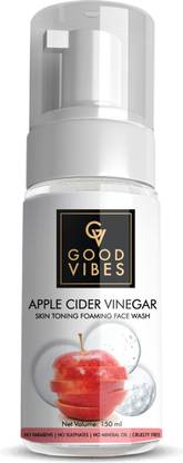 GOOD VIBES Skin Toning Foaming  - Apple Cider Vinegar Face Wash