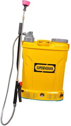 SUPERB KISHAN Simplify Farming 2 in 1 Battery Cum Manual Operated Knapsack/Backpack 18 Liter Garden Sprayer EH-18 18 L Backpack Sprayer