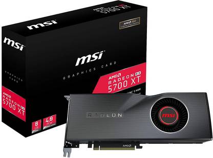 MSI Radeon RX 5700 XT GDDR6 8 GB AMD/ATI Chipset 256 bit 1905 MHz Graphics Card