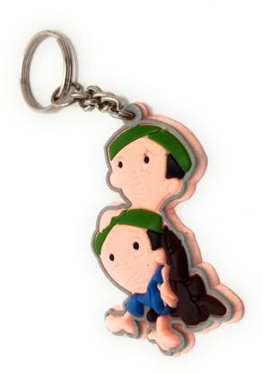 Key Era Dholu Bholu Chhota Bheem Friend Rubber Key Chain