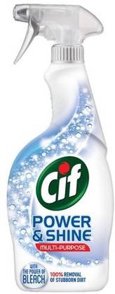 Cif Power & Shine Multi Purpose With Bleach 700ml Kitchen Cleaner