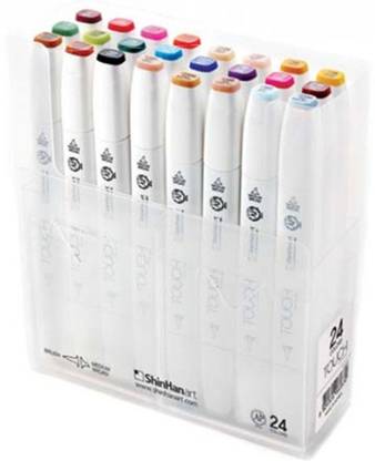 TouchCool Touch Art Drawing Markers Pen Set Alcohol Based Marker Dual Headed