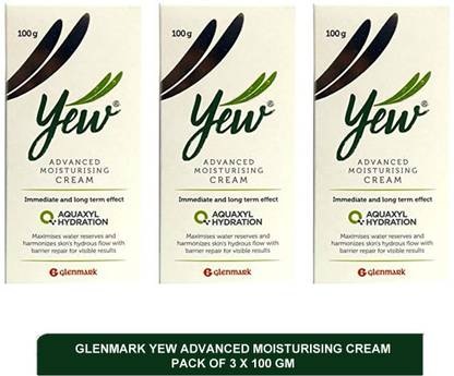 Glenmark advanced moisturizing cream - moisturizing cream for dry skin(pack of 3)100g