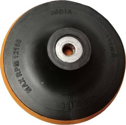 SKENTERPRISES Polishing / Sanding Velcro Backup For Grinder ,Polishing Bonnet 5 inches ,125mm (5inch Disc sander Vehicle Polisher