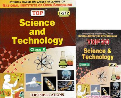 Top Nios Science And Technology T-212 With Top 20 Science And Technology For Class 10th (Set Of 2 Books)