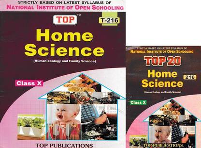 Top Nios Home Science T-216 With Top20 Home Science For Class 10th (Set Of 2 Books)