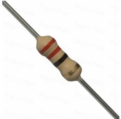 EMERGING TECHNOLOGIES 50 PCS 22 OHM 0.5W CARBON FILM 22R Fixed Resistor