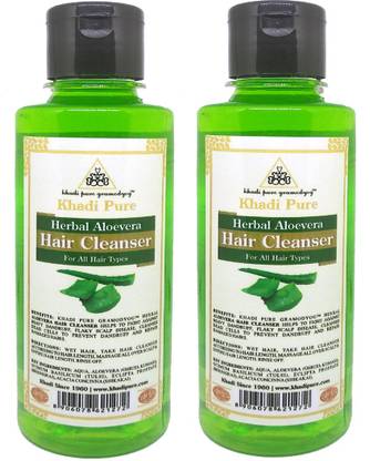 KHADI Pure Herbal Aloevera Hair Cleanser Men & Women (420 ml)
