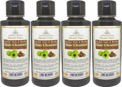 KHADI Pure Herbal Amla & Reetha Hair Cleanser Men & Women (840 ml)
