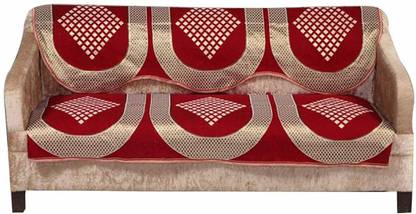 AK Decor Cotton Abstract 3 Seater Sofa Cover