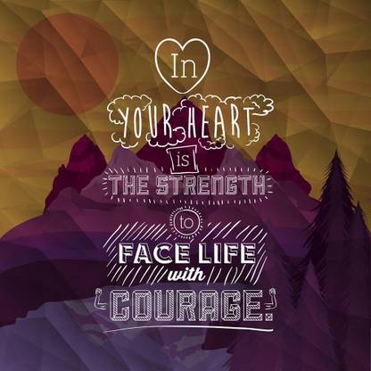 Artzfolio ArtzFolio Motivational Typography Quote Message Design D17 Unframed Premium Canvas Painting 42inch x 42inch (106.7cms x 106.7cms) Digital Reprint 42.5 inch x 42.5 inch Painting