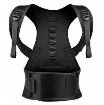 mehra collection Posture Corrector Belt Back & Abdomen Support (Black)- Posture Corrector