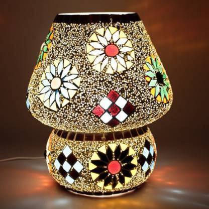 Arus Styles New Good Looking White Tikona Fool Table Lamp Table Lamp