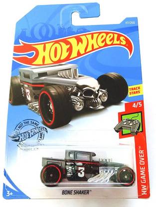 HOT WHEELS BONE SHAKER 117/250 HW GAME OVER 4/5 BLACK